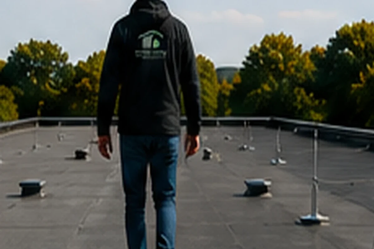 Absturzsicherung am Flachdach
